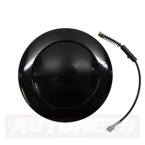 Volante Hot Rod Street 9 Agujeros 14" Billet Gris Cuero Negro Columna GM - Imagen 6 de 7