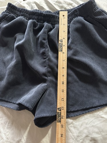 Wild Fable dunkelblaue Cord Pull-On Shorts Gr. M Medium Gummibund - Bild 7 von 8