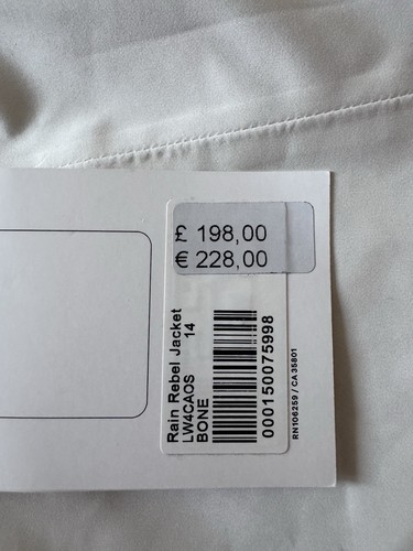 Lululemon Rain Rebel Jacket Bone 14 Neu Mit Etikett! - Bild 2 von 12