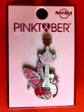 HRC Hard Rock Cafe Helsinki (closed) Pinktober 2022 Butterfly Guitar LE100