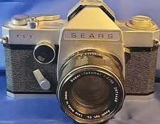 Vintage Sears T.L.S. M42 35mm Camera  Super-Takumar 1:2 /55mm Lens Untested