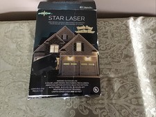 Star Laser Projector Holiday Light Shower Show Red  Green Stars Christmas