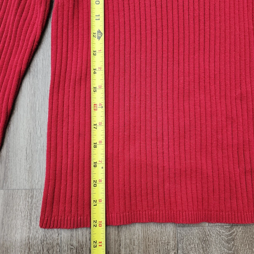 Suéter rojo vintage Mountain Lake para mujer talla pequeña Foto 3 de 4