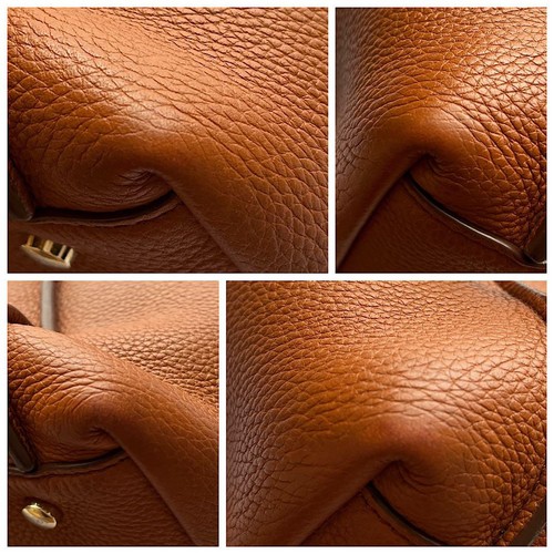 Tods Double T-Ring Leather Tote Bag Brown With Pouch - Picture 8 of 16