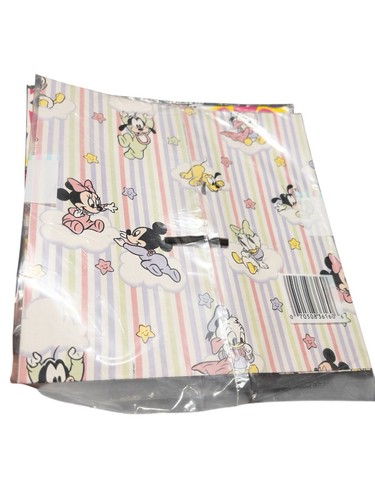 Minnie Mouse Disney Babies Wrapping Paper Cleo Vintage 90s Gift Wrap New 2 Pack - Picture 5 of 5