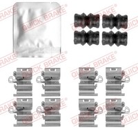 1X Quick Brake 109-0168 ZubehöRsatz Scheibenbremsbelag FüR Fiat Chrysler Lancia