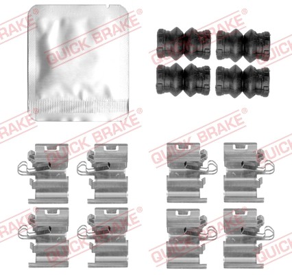 1X Quick Brake 109-0168 ZubehöRsatz Scheibenbremsbelag FüR Fiat Chrysler Lancia-image