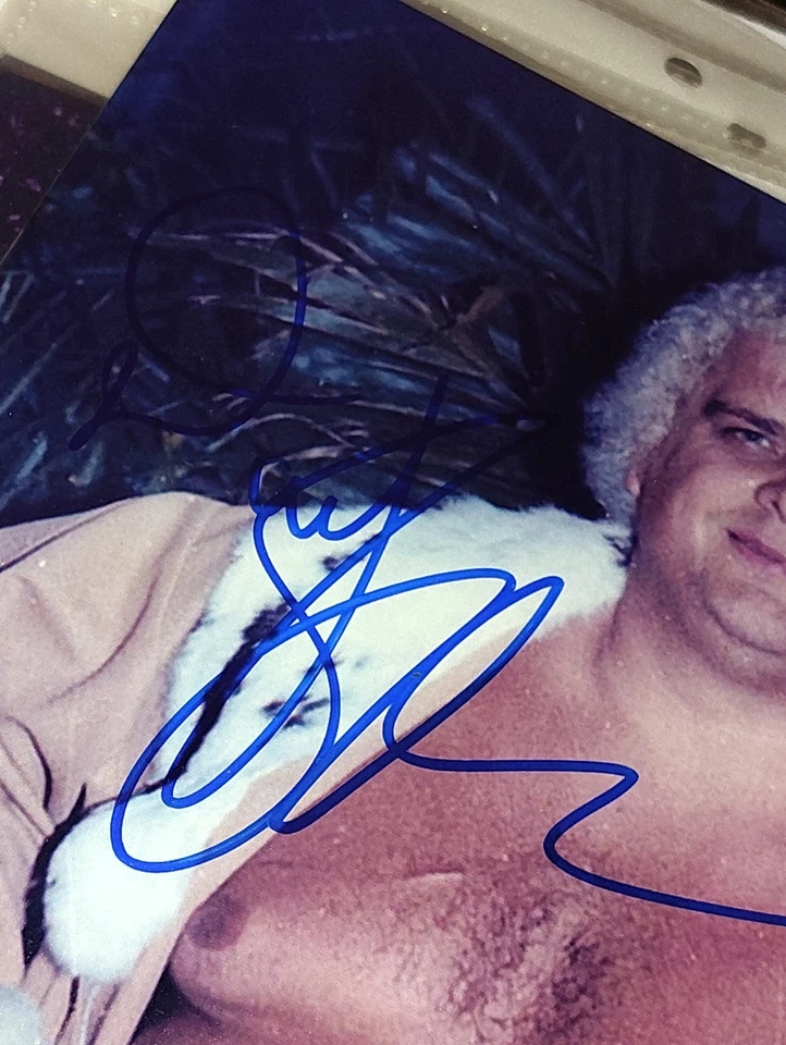 Foto 8x10 firmada por Dusty Rhodes NWA WWE Wcw Foto 3 de 4