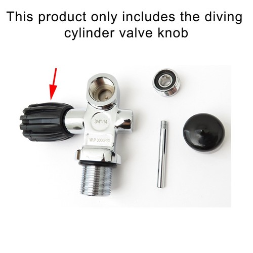 250Bar Valve Control Diving Cylinder Valve Knob Comfortable Control Grip - Picture 4 of 7