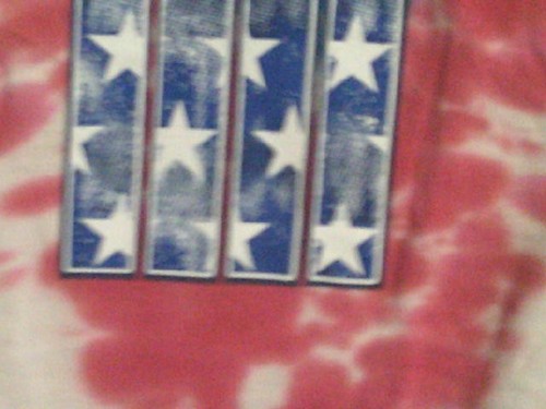 Pre-Owned Boys/Teens Marvel Punisher Logo Tshirt-Patriotic Tye Dye-Size Medium - Picture 15 of 20