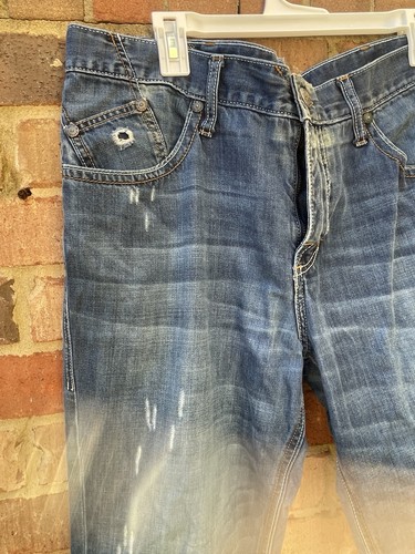 Pantalones de mezclilla de pierna recta Rock and Republic para hombre talla 36x32 azul - Imagen 4 de 12