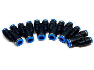 Festo QSY-10-8 Pneumatic Y Fitting Push-In Tube Connector 153155 LOT OF 6