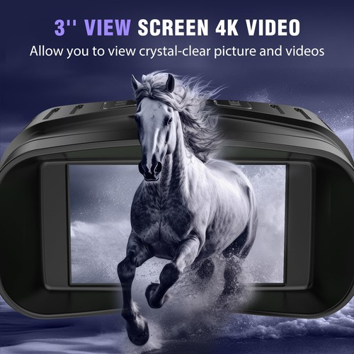 Night Vision Goggles - 4K Night Vision Binoculars with 5000mAh Rechargeable B... - Picture 3 of 7