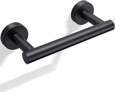 Day Moon™ Matte Black Toilet Paper Holder - Wall Mount Modern Classic, 