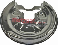 Hinterachse Links Metzger 6115003 Spritzblech, Bremsscheibe FüR Audi,Seat,Skoda,