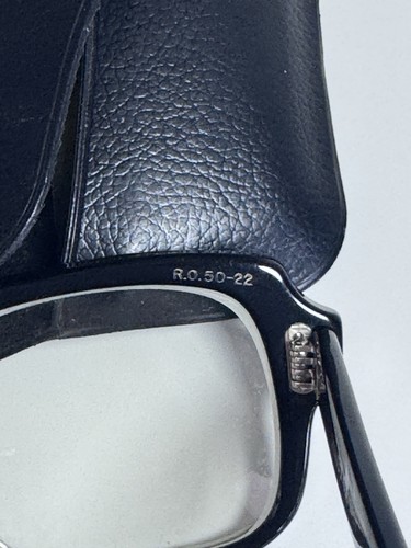 ROMCO VTG Brille Schwarz Bold Oversized Frame R.O. 50-22 4 1/2 - 5 3/4 - Bild 7 von 11