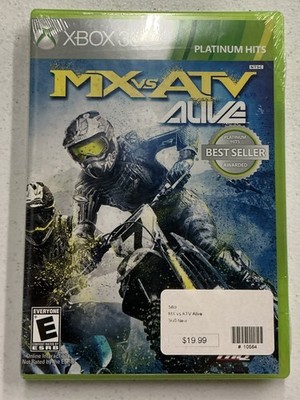 MX Vs ATV Alive Xbox 360 Platinum Hits Brand New Sealed Torn Plastic -- S2G --