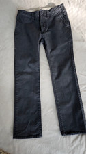 Gap Charcoal Steel Stretch Cotton Adjustable Waist Khaki Pants - Boy's Size 8