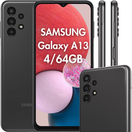 Smartfon Samsung Galaxy A13 4/64GB 60Hz 4G Ohne Simlock Schwarz | Zustand: Gut