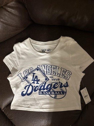 LA Dodgers Women Crop Top XS