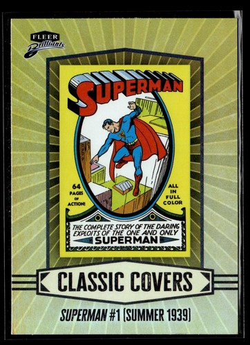 2025 Fleer Brilliants Superman Classic Covers Complete Set CC1-CC15 15 Cards! - Bild 4 von 17