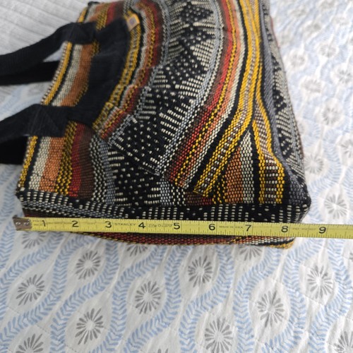 Pinzon Hobo Shoulder Bag Indian Corn Multi Color Striped Woven Zipper Purse New! - Picture 19 of 19