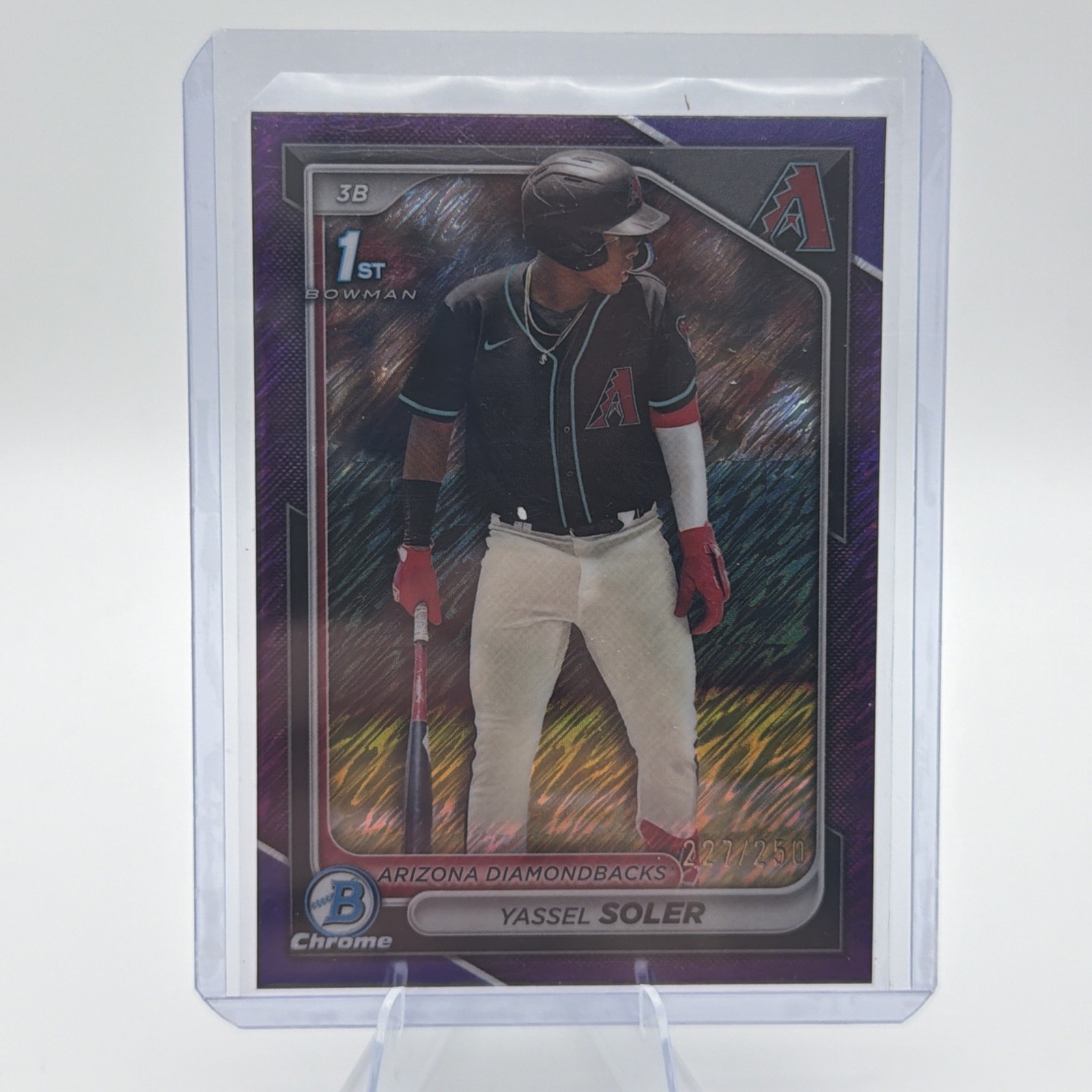 2024 Bowman Chrome - Yassel Soler #BCP-174 Purple Shimmer Refractor /250