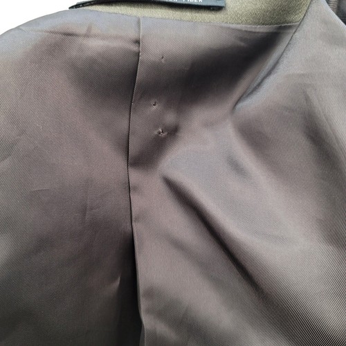 Vintage Albert Nipon Double Breasted Sport Coat Blazer Size 41S Brown Wool Blend - Picture 8 of 11