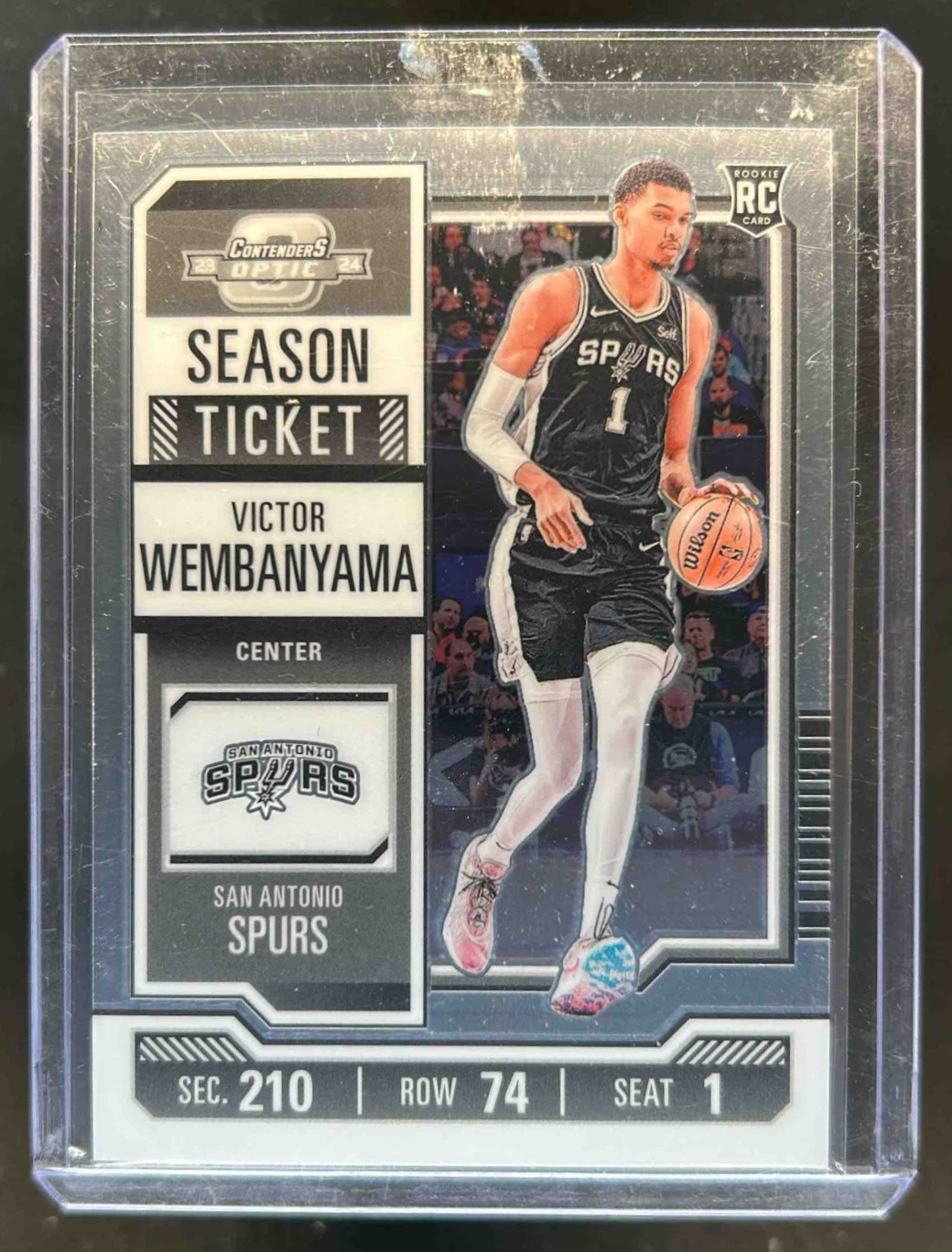 2023-24 Contenders Optic Victor Wembanyama Season Ticket RC #56 Spurs