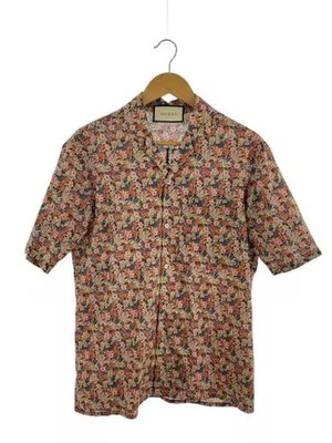 GUCCI/Short-sleeved shirt/Size 44/Cotton/Multicolor/Floral pattern
