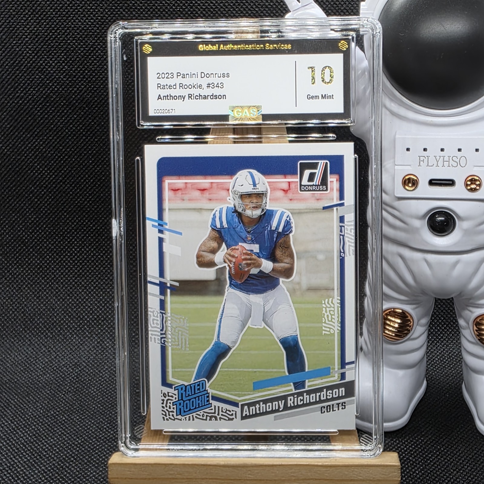 2023 Panini Donruss - Rated Rookie Anthony Richardson #343 (RC) Gem Mint 10