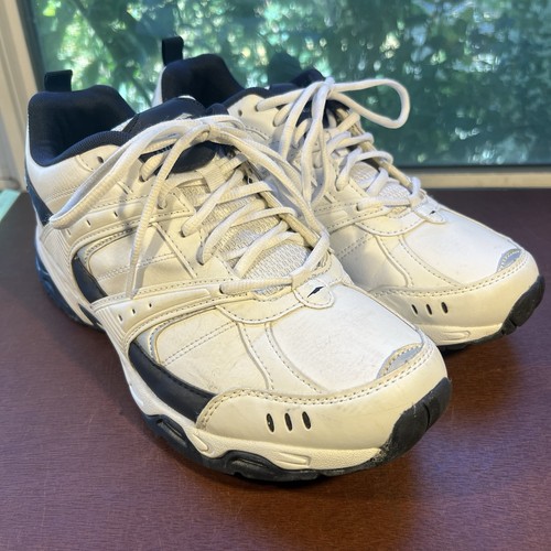 Avia Men's shoes ''Avi-Verge "White/True Navy. Wide - 4E Size 9.5 Nice Condition - Picture 1 of 15