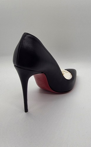 Christian Louboutin Pigalle Follies Black Patent Leather Pumps 100mm Size 36 - Imagen 4 de 11