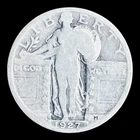 1927-S Liberty Standing Silver Quarter