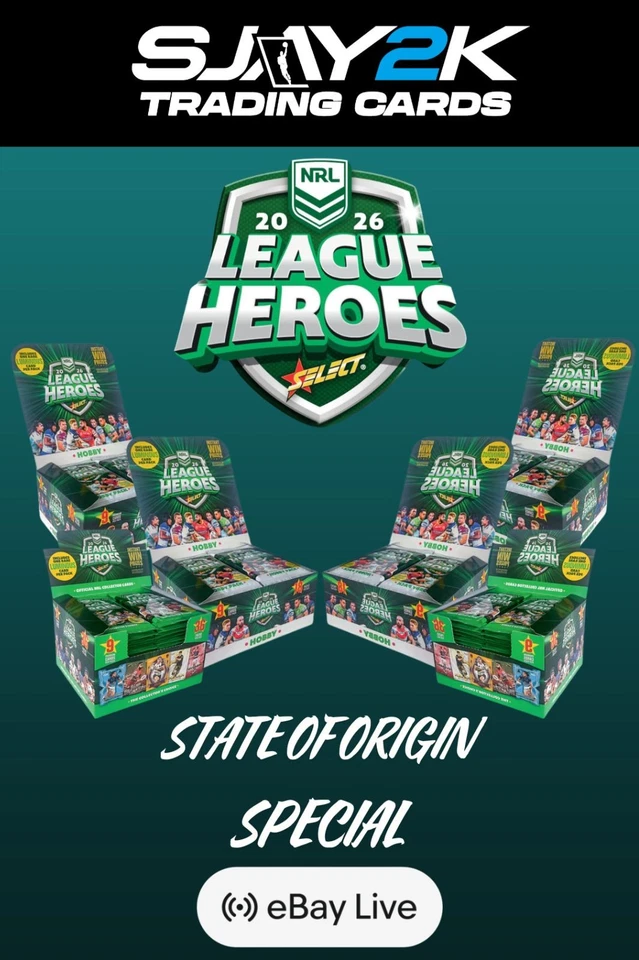 Select NRL League Heroes 6 Box Mixer Group Break #32 - PYT