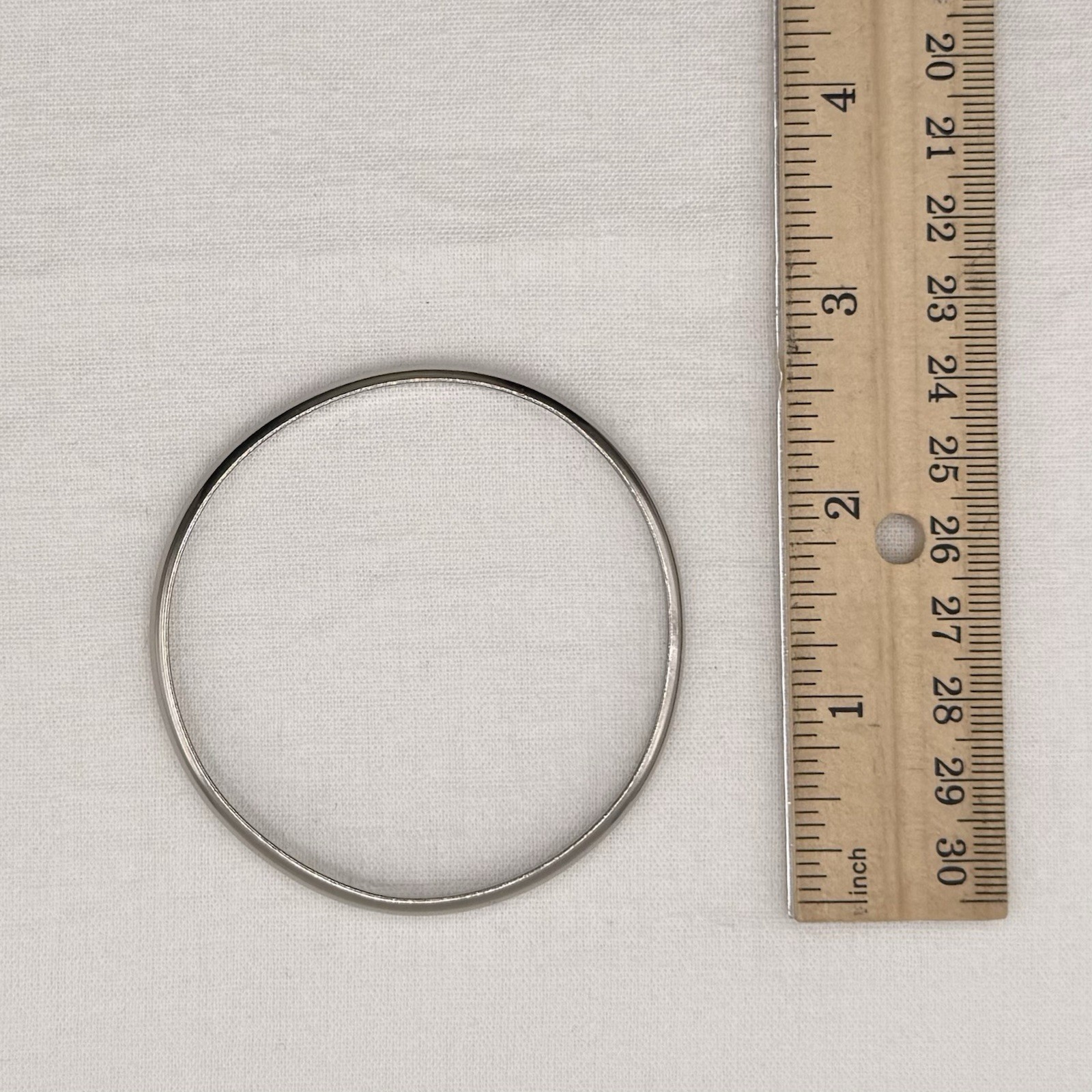 BAB Sterling Silver Stacking Bangle Bracelet - image 3