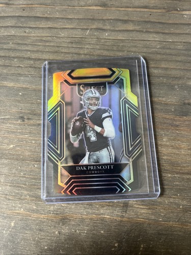 2021 Panini Select Club Level Black & Gold Prizm Die-Cut Dak Prescott #211