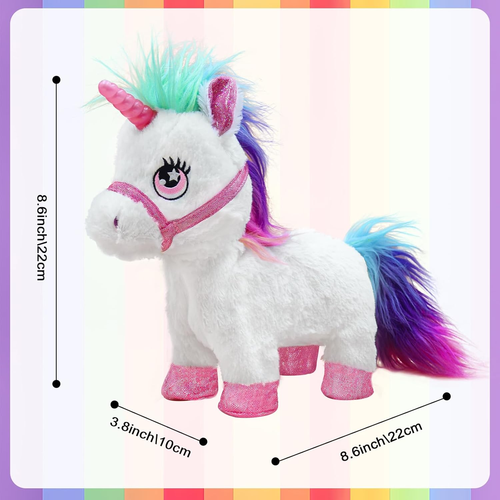 Your Magical Unicorn Pet, Interactive Unicorn Toys Walks, Sits & Eats, Comes wit - Picture 5 of 12