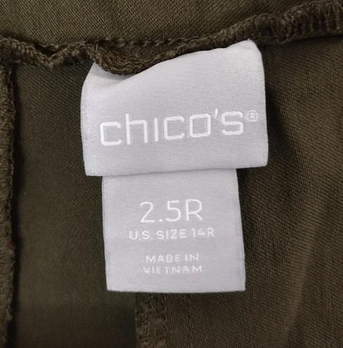 Chico's Damen grüne zierliche Leggings Größe (2,5) (14 R) - Bild 12 von 14