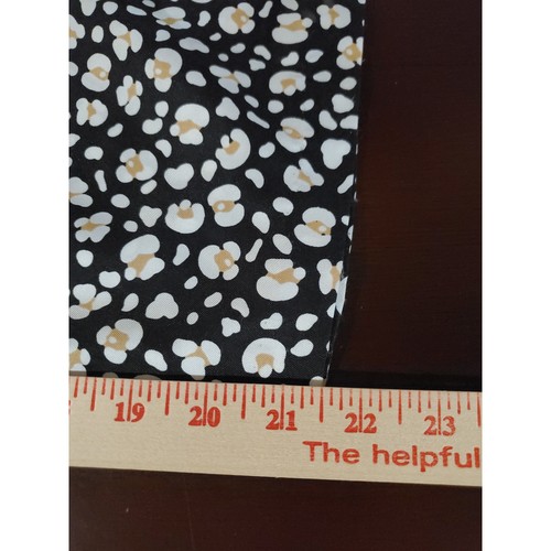 Janie and Jack Leopard Print Wide Leg Jumpsuit Girls 10 Black Pockets Button - Picture 14 of 14