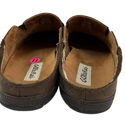 OluKai Moloa Herren 11 Nubukleder Slipper Halbschuhe Pantoletten RÜCKENAUSSCHNITT - Bild 6 von 12