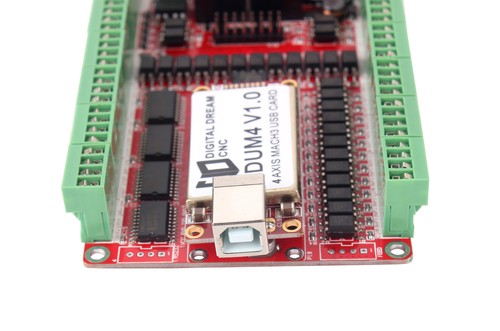 4 Axis USB Controller Card 400KHz CNC MACH3 Breakout Interface Board Win7/8/XP l - Picture 4 of 6