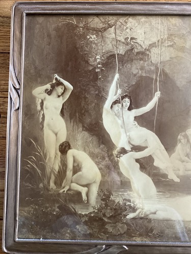 1878 William-Adolphe Bouguereau "La Nymphee" Photogravure Original Frame - Picture 4 of 8