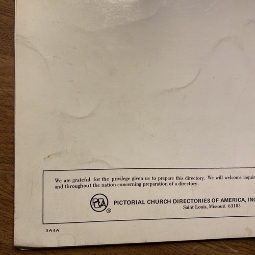 Vintage Union Congregational Church Directory Rockville Connecticut CT R19 - Foto 15 di 18
