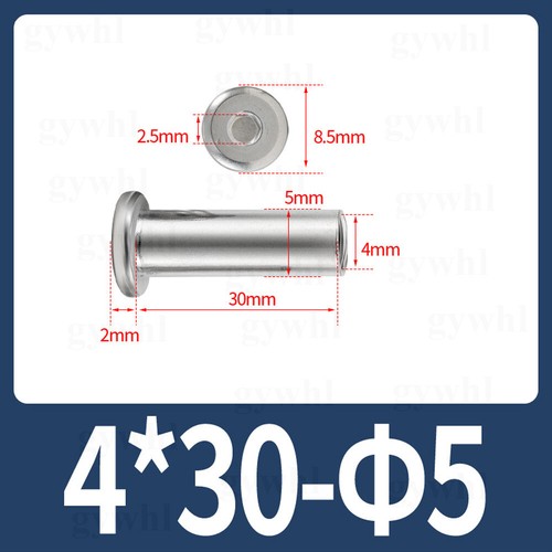 Stainless Steel A2 Sleeve Nuts M2-M10 Flat Head Hexagon Socket Furniture Nut Cap - Picture 60 of 151