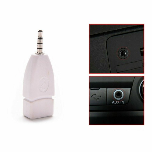 AUX Audio 3.5mm Male Plug To USB 2.0 Female Converter Adapter Jack MP3 Car Parts - Picture 9 of 10