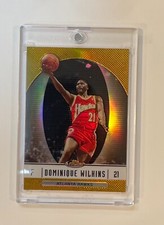 2006-07 Topps Finest Gold Refractor Dominique Wilkins 48/50 Card #43 HAWKS