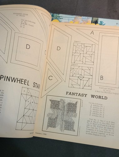 Quilt World Omnibook Magazines Uncut Patterns 1980's Mixed Lot Of 7 Vtg - Picture 20 of 23