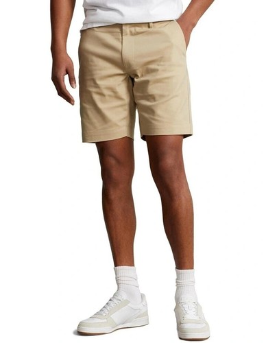 Polo Ralph Lauren 7-Inch Slim Fit Stretch Dobby Chino Short Khaki Beige Size 40 - Imagen 2 de 3