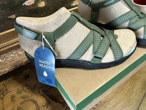 Jambu Damen grüne vegane Bay wasserfähige Sandalen Sommerschuhe Größe 8. 5 M Neu mit Etikett - Bild 2 von 8